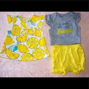 0-3 / 3 months baby outfit sets